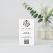 Carte de visite professionnelle personnalisable et (Debout devant)