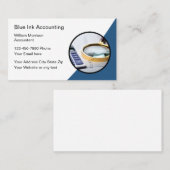 Carte de visite professionnelle pour comptable mod (Devant / Derrière)