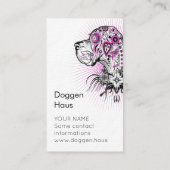 Carte de visite professionnelle pour Danois (Dos)