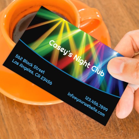 Carte de visite professionnelle pour DJ