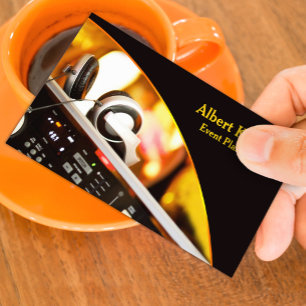 Carte de visite professionnelle pour DJ