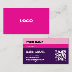 Carte de visite professionnelle pour entrepreneur