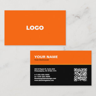 Carte de visite professionnelle pour entrepreneur