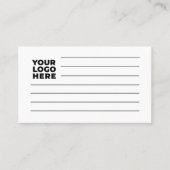 Carte de visite professionnelle pour entrepreneur (Devant)