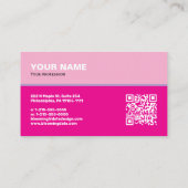 Carte de visite professionnelle pour entrepreneur (Dos)