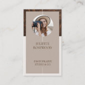 Carte de visite professionnelle pour la photograph (Devant)