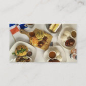 Carte de visite professionnelle pour la restaurati (Dos)
