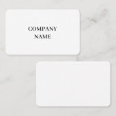 Carte de visite professionnelle pour l'Océanie, 3, (Devant / Derrière)