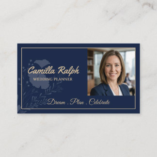 Carte de visite professionnelle pour planificateur