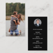Carte de visite professionnelle pour portfolio de  (Devant / Derrière)