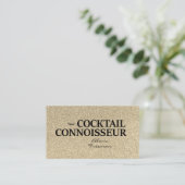 Carte de visite professionnelle pour serveur avec (Debout devant)