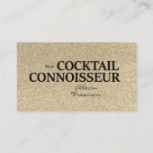 Carte de visite professionnelle pour serveur avec (Devant)