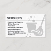 Carte de visite professionnelle pour services de n (Dos)