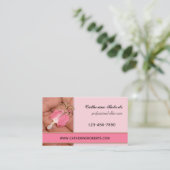Carte de visite professionnelle pour soins aux per (Debout devant)