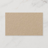 Carte de visite professionnelle Premium Kraft Océa (Dos)