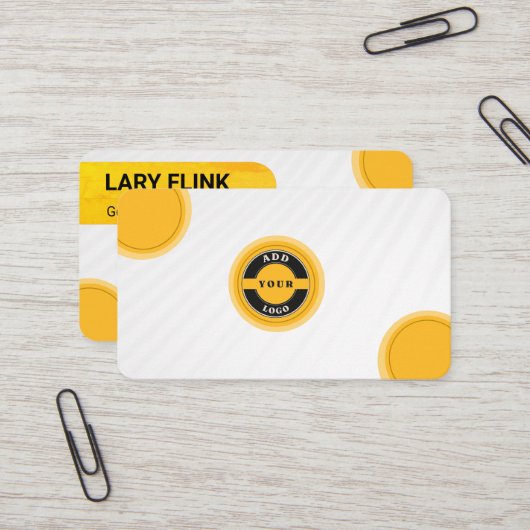 Carte de visite professionnelle QR Code (Devant/Arrière en situation)