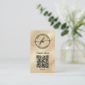Carte de visite professionnelle QR Code Business L (Debout devant)