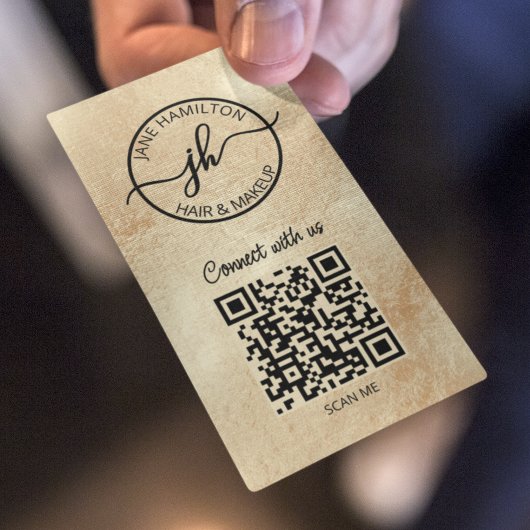 Carte de visite professionnelle QR Code Business L