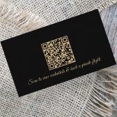Carte de visite professionnelle QR Code élégant no