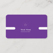 Carte de visite professionnelle qr code minimalist (Dos)