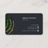 Carte de visite professionnelle QR code minimalist (Devant)