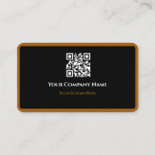 Carte de visite professionnelle QR code minimalist (Dos)