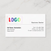 Carte de visite professionnelle recto-verso avec l (Devant)