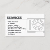 Carte de visite professionnelle rouge pour les ser (Dos)