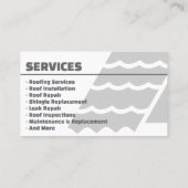 Carte de visite professionnelle rouge pour les ser (Dos)