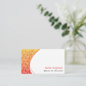 Carte de visite professionnelle simple avec dégrad (Debout devant)