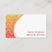 Carte de visite professionnelle simple avec dégrad (Devant)