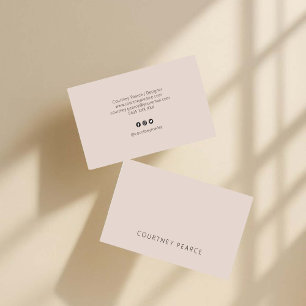 Carte de visite professionnelle simple avec QR cod