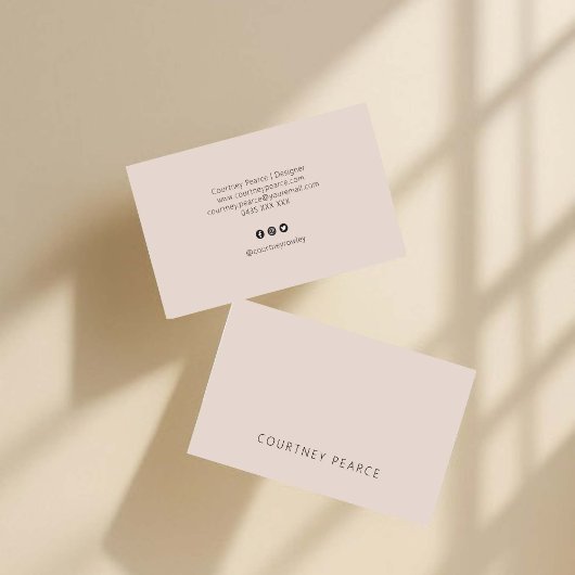 Carte de visite professionnelle simple avec QR cod