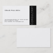 Carte de visite professionnelle simple et tendance (Devant / Derrière)
