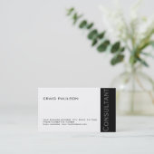 Carte de visite professionnelle simple et tendance (Debout devant)