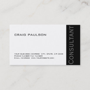 Carte de visite professionnelle simple et tendance