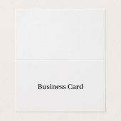 Carte de visite professionnelle standard, 3,5" x 2 (Extérieur déplié)