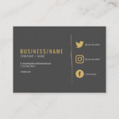 Carte de visite professionnelle sur les réseaux so (Devant)