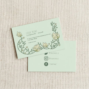 Carte de visite professionnelle sur les réseaux so