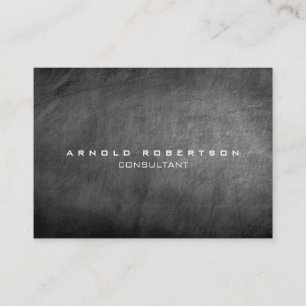 Carte de visite professionnelle tableau noir gris
