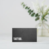 Carte de visite professionnelle tatouage minimalis (Debout devant)