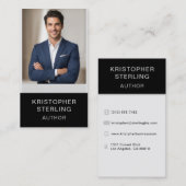 Carte de visite professionnelle verticale moderne (Devant / Derrière)