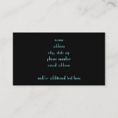 Carte De Visite Professionnellement populaire (Dos)