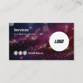 Carte De Visite Professionnellement votre logo ici Scannable QR Co (Dos)