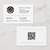 Carte De Visite professionnels (Devant / Derrière)