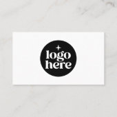 Carte De Visite Professionnels Connectez-vous avec nous Code QR de (Dos)