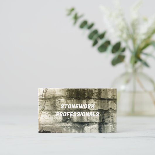CARTE DE VISITE PROFESSIONNELS DE STONEWORK (Debout devant)