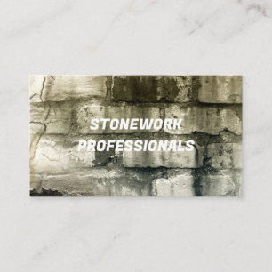 CARTE DE VISITE PROFESSIONNELS DE STONEWORK