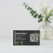 Carte De Visite Professionnels du bien-être des massothérapeutes é (Debout devant)