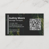 Carte De Visite Professionnels du bien-être des massothérapeutes é (Devant)